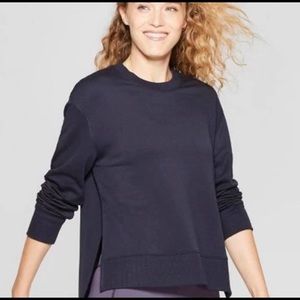 Joy Lab Cozy Long Sleeve Sweatshirt - Navy